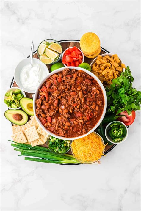 How to Set Up A Chili Bar (Chili Charcuterie) .
